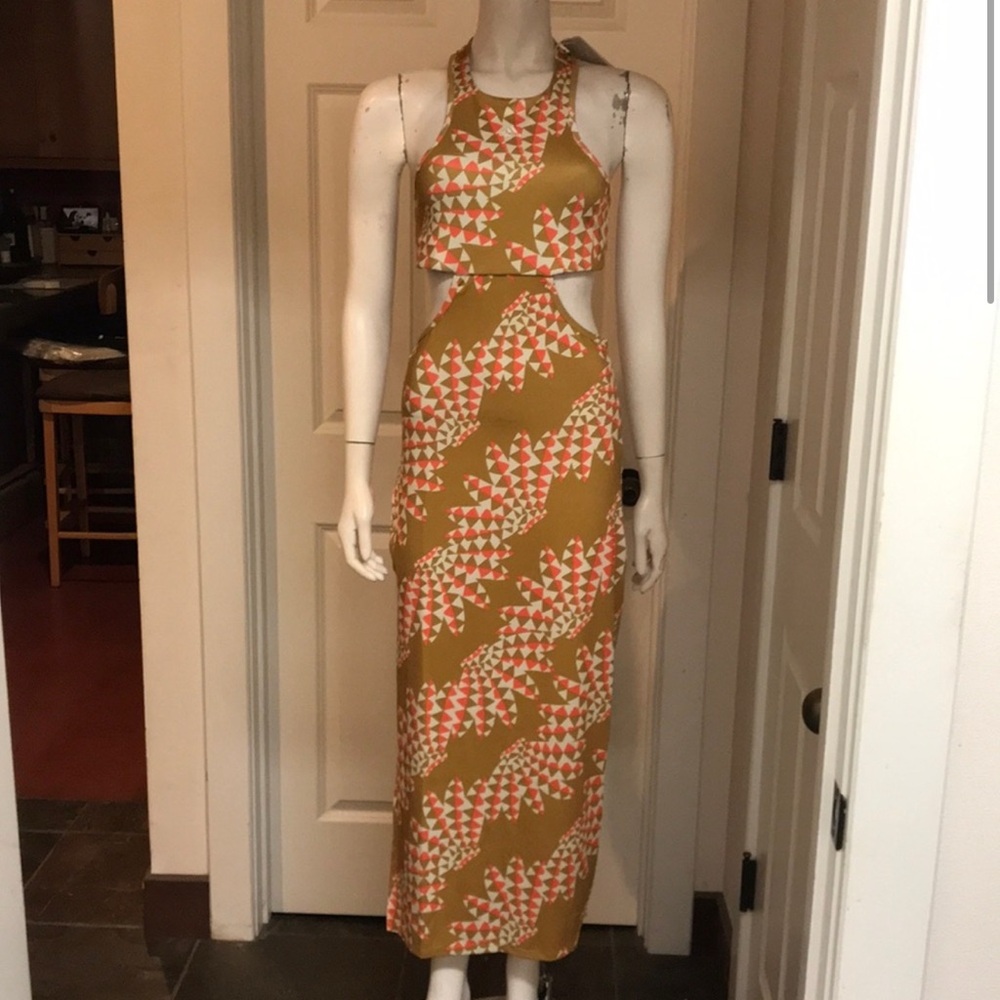 Adidas farm rio x Geometric Patterned Dress
